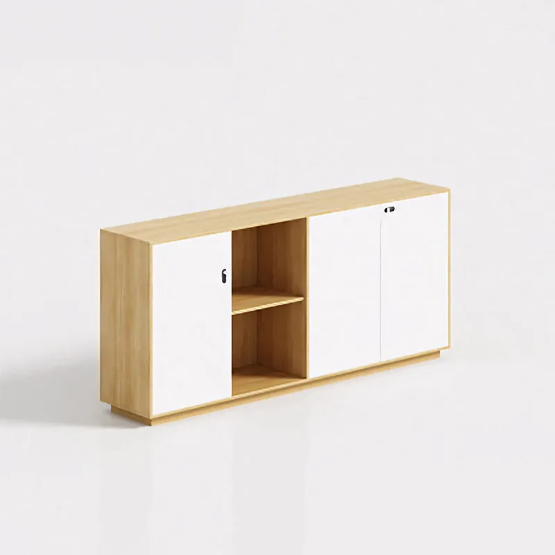 File Cabinet, Office Low Cabinet, Wooden, Simple Design