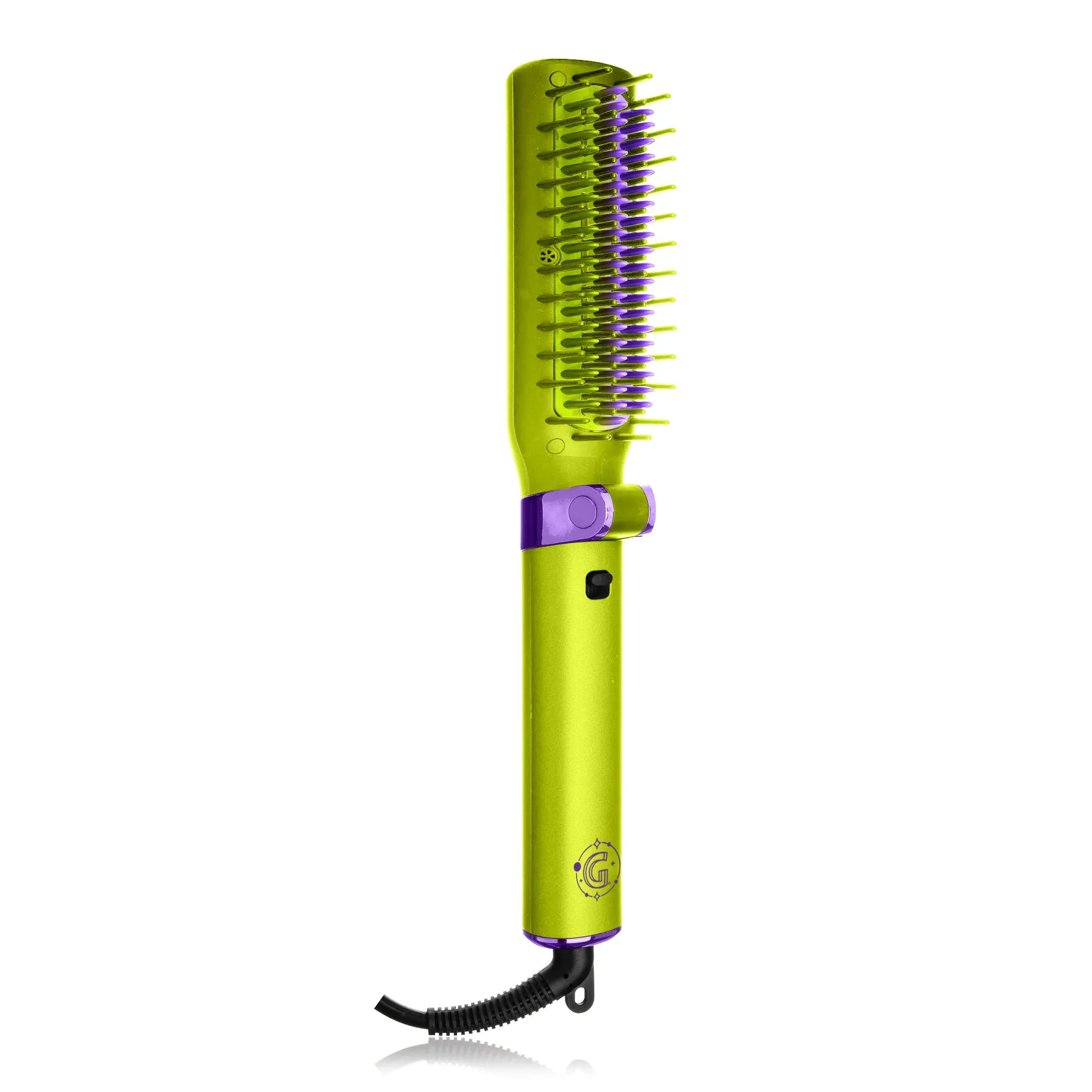 Foldable Hot Brush with Anti-Frizz Smoothing System