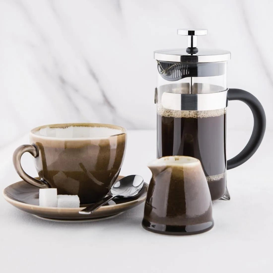 GF230 Olympia Contemporary Glass Cafetiere 3 Cup