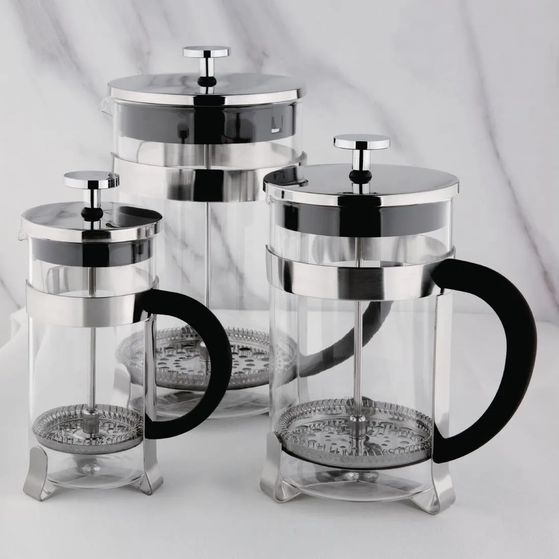 GF230 Olympia Contemporary Glass Cafetiere 3 Cup