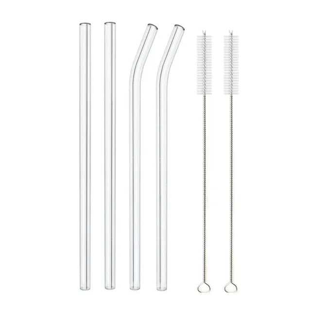 Glass Straws Set