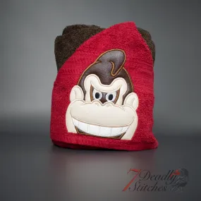 Gorilla Hooded Bath Towel