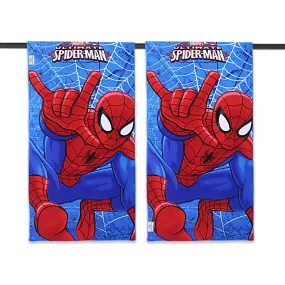 Heart Home Marvel Spiderman Kids Bath Towel|Soft Cotton Towel for Kids|Sides Stitched Baby Towel|400 GSM Toddler Bath Towel|24x48 Inch|Pack of 2 (Red)