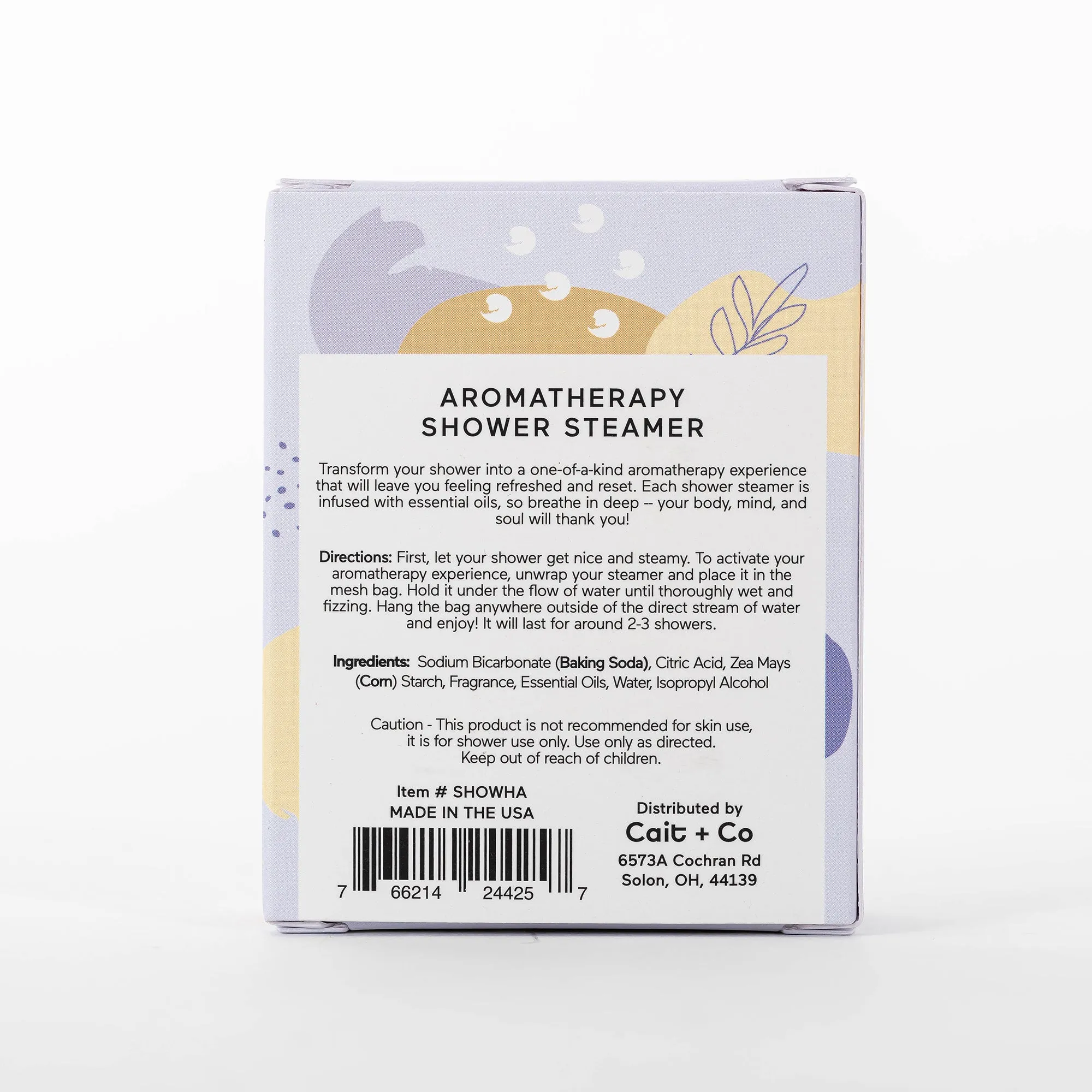 Honey   Almond Aromatherapy Shower Steamer