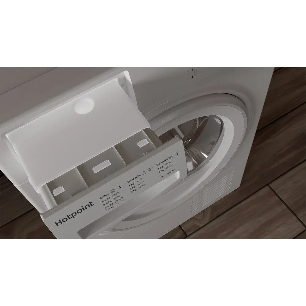 Hotpoint H2D81WUK 8Kg Condenser Tumble Dryer White B Rated