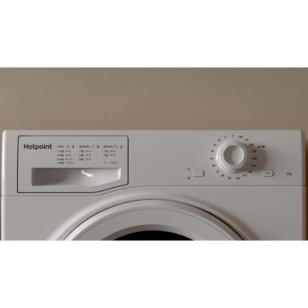 Hotpoint H2D81WUK 8Kg Condenser Tumble Dryer White B Rated