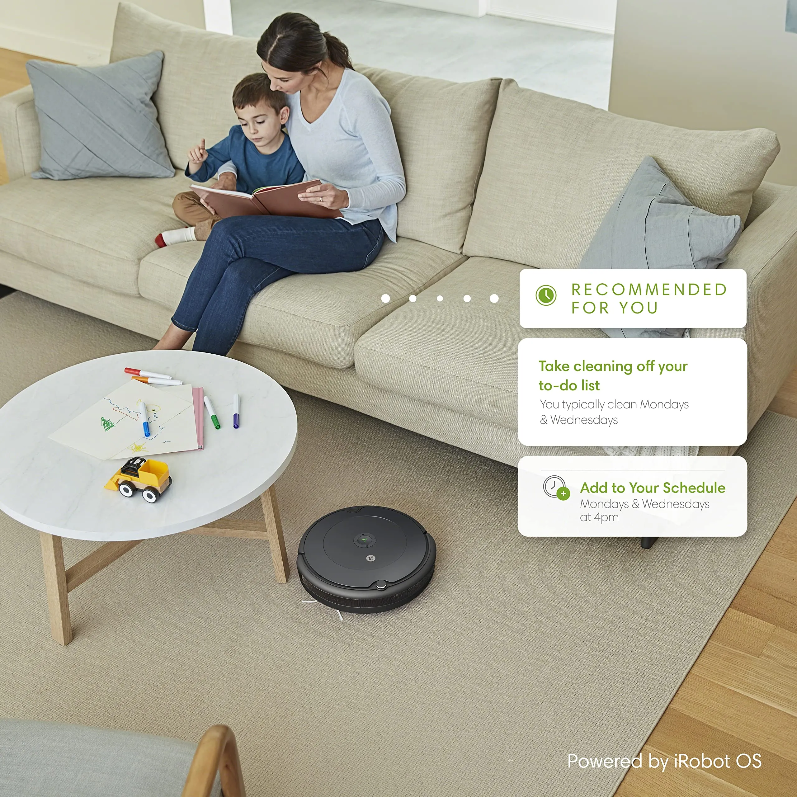 iRobot Roomba 694 Robot Vacuum-Wi-Fi Connectivity, Personalized Cleaning Recommendations, Works with Alexa, Good for Pet Hair, Carpets, Hard Floors, Self-Charging, Roomba 694