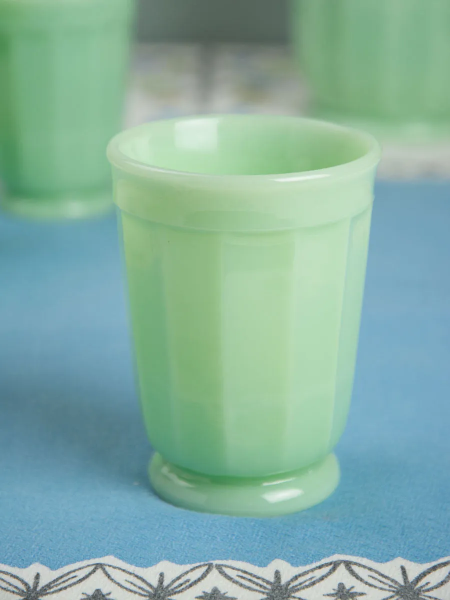 Jadeite Panel Tumbler