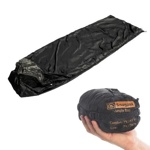 Jungle Bag Black RH Zip-Snugpak