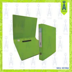 K2 2D RING LAMINATING FILE ( GREEN ) A4 25MM