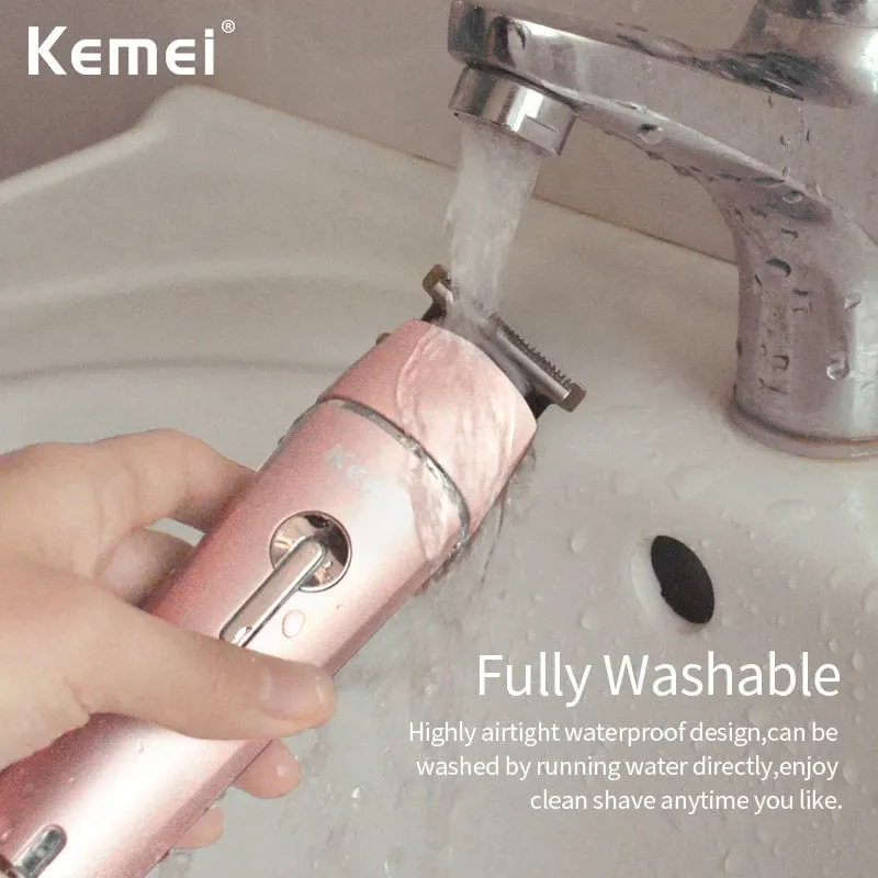 KEMEI 10 In 1 Professional Rechargeable Hair, Beard & Nose Trimmer