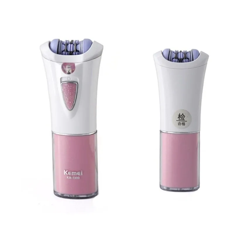 KEMEI Mini Electric Epilator Lady Armpit Hair Shaver Travel Bikini Hair Removal