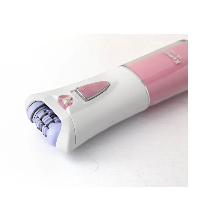 KEMEI Mini Electric Epilator Lady Armpit Hair Shaver Travel Bikini Hair Removal