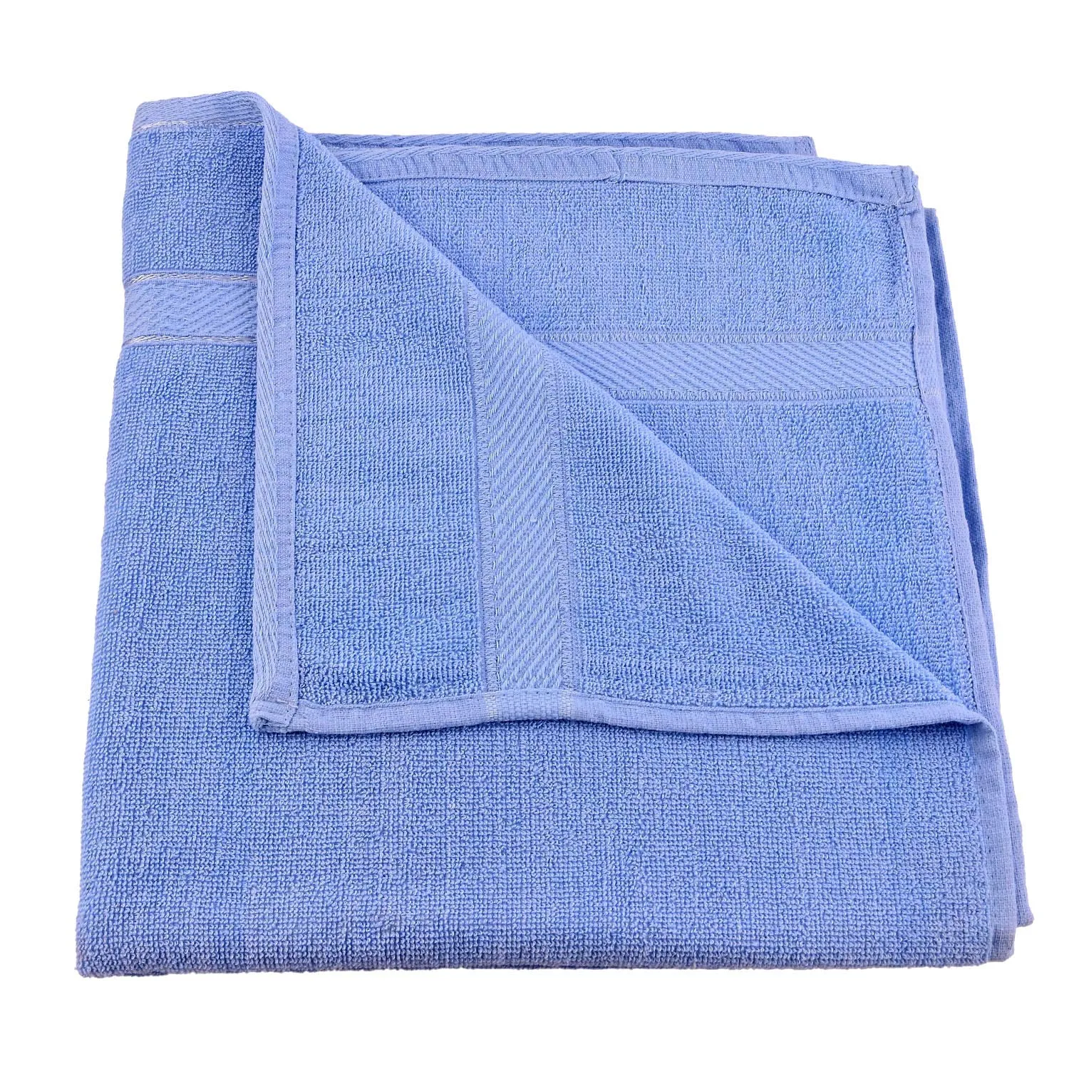 Kuber Industries Cotton Bath Towel 30"x60" (Blue, 4 Pieces Full Size) CTKTC33292