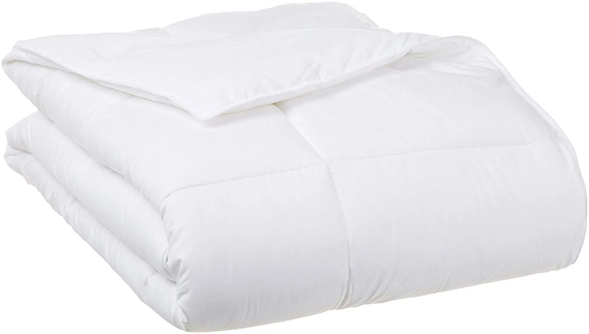 Kuber Industries Reversible Microfibre Single Comforter King Size, White (CLT578)