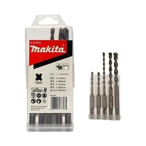 Makita D-61678 (5pcs) SDS-plus Drill Bit Set