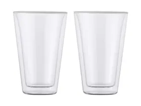 Maxwell & Williams Blend Double Wall Conical Cup 400ML Set of 2 Gift Boxed