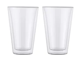 Maxwell & Williams Blend Double Wall Conical Cups Set of 2 - 400ml