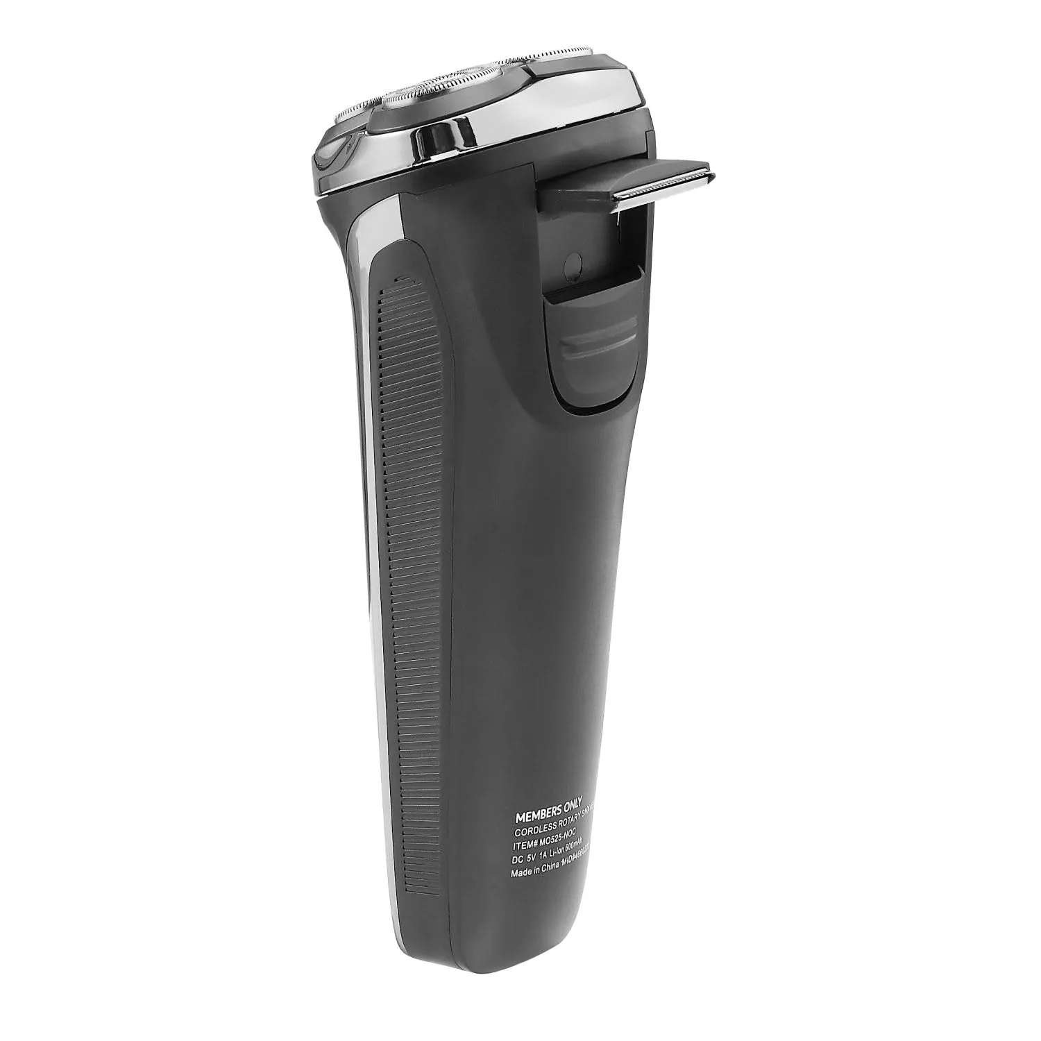 Members Only Lithium Metallic Cordless 3 Heads Rotary Shaver