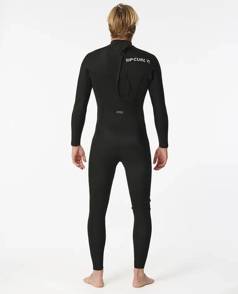 MEN'S DAWN PATROL 3/2MM BACK ZIP STEAMER - BLACK