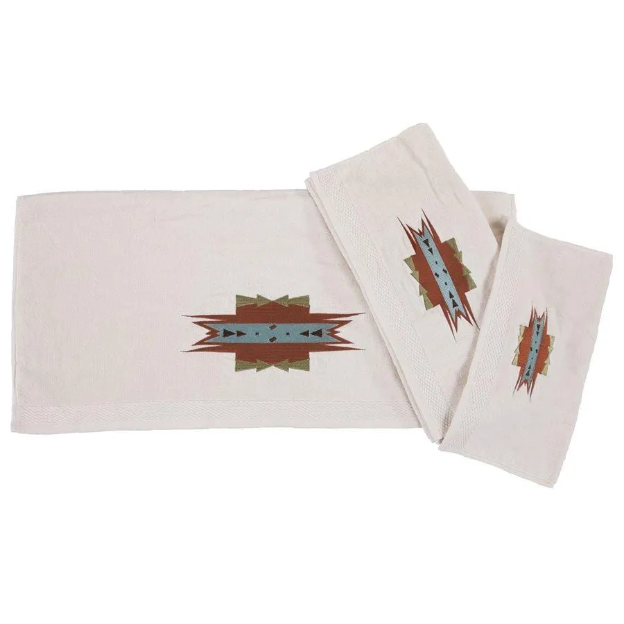 Mesa 3PC Towel Set, Cream