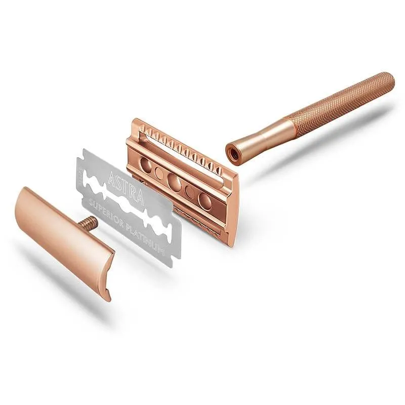 Metal Safety Razor- Rose Gold