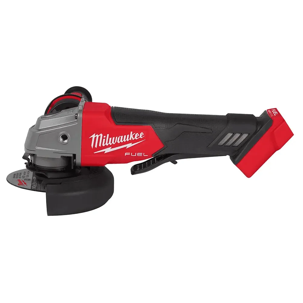 Milwaukee 4-1/2" / 5" M18 FUEL Cordless Paddle Switch Angle Grinder, (No-Lock)