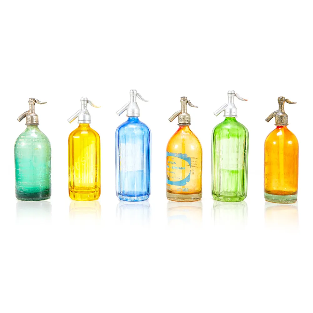 Multi Glass Seltzer Bottle - Yellow (A D)