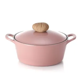 Neoflam Retro 22cm Stockpot - Pink Demer