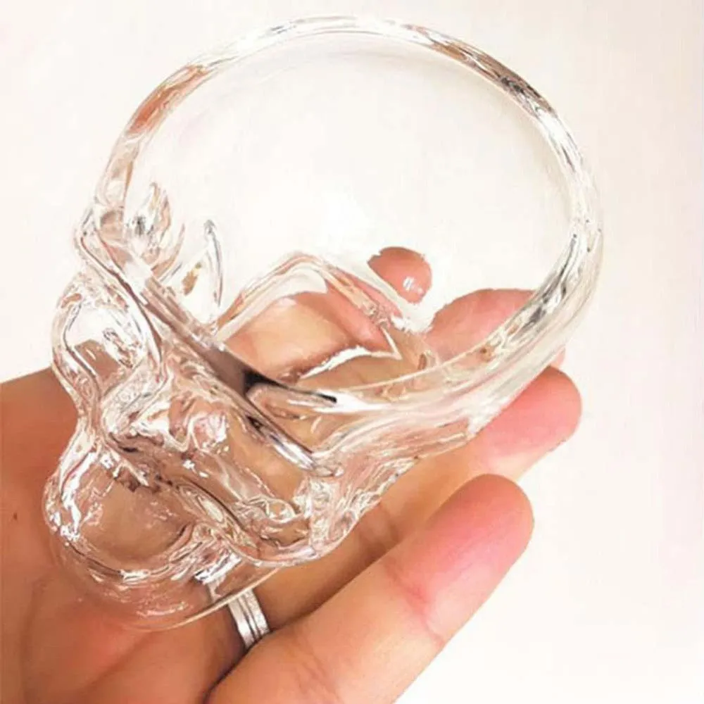 New Crystal Skull Head Vodka Whiskey Shot Glass Cup Drinking Ware Home Bar Cup Mug