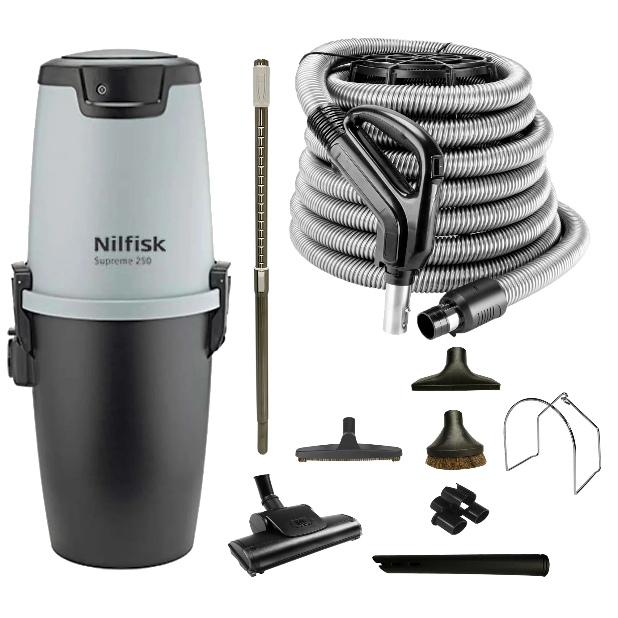 Nilfisk Supreme 250 Central Vacuum with Standard Air Attachment Kit