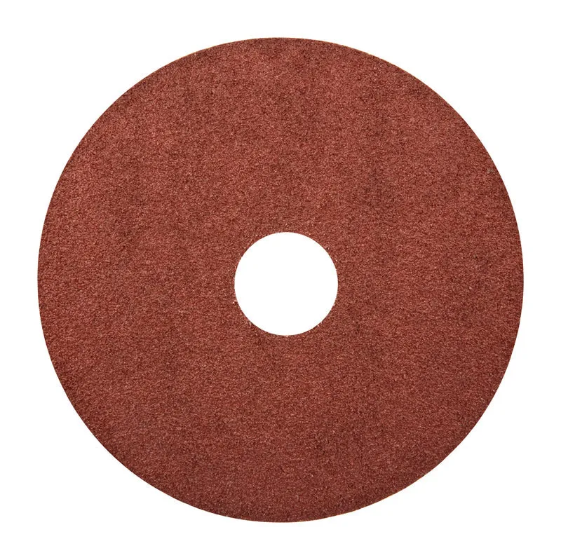 Norton 4.5 in. Aluminum Oxide Center Mount Fiber Disc 24 Grit Extra Coarse 25 pk