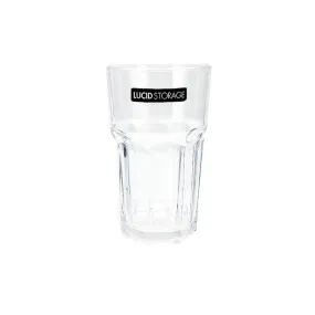 Octagon Glass Cup - 7.7cm x 7.7cm x 12cm