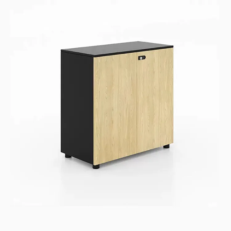 Office File Cabinet, Wooden Partition Cabinet with Password Lock