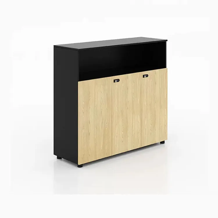 Office File Cabinet, Wooden Partition Cabinet with Password Lock