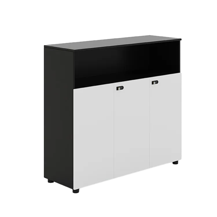 Office File Cabinet, Wooden Partition Cabinet with Password Lock