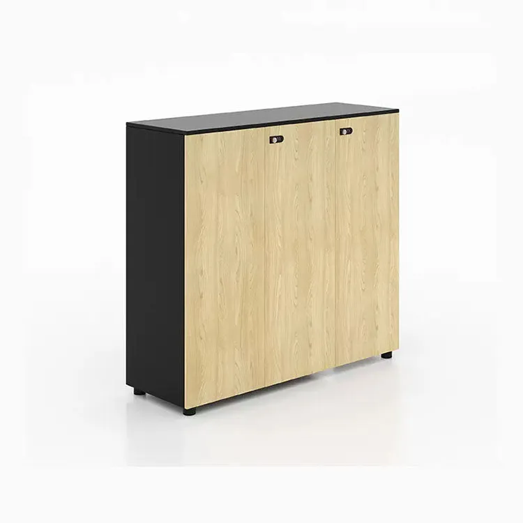 Office File Cabinet, Wooden Partition Cabinet with Password Lock