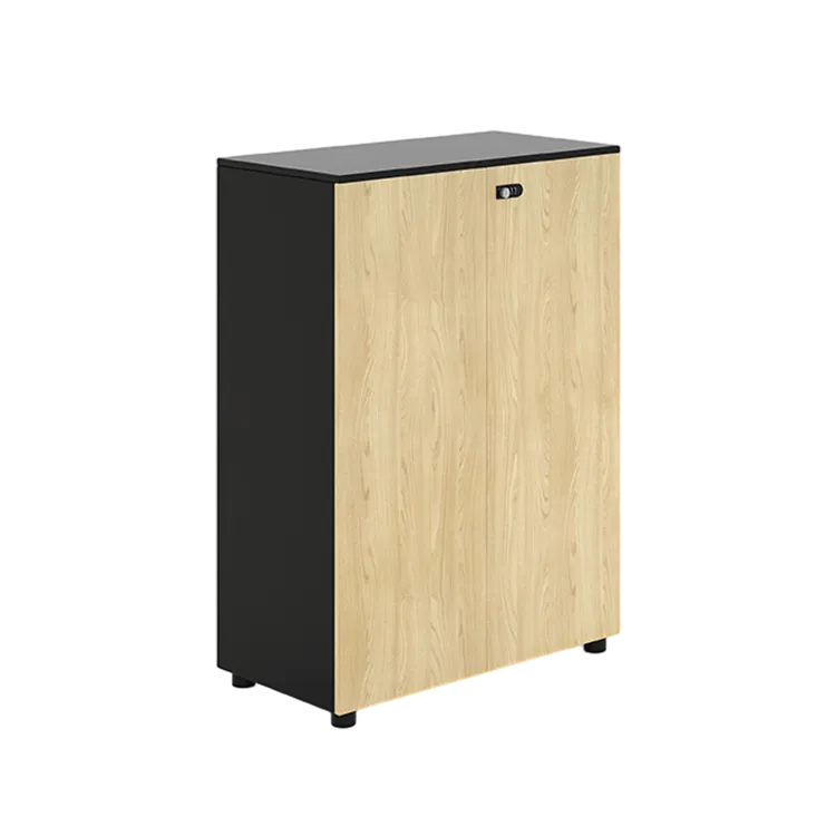 Office File Cabinet, Wooden Partition Cabinet with Password Lock