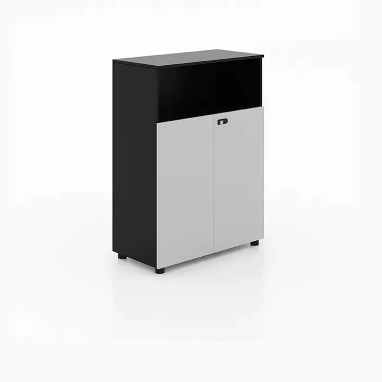 Office File Cabinet, Wooden Partition Cabinet with Password Lock