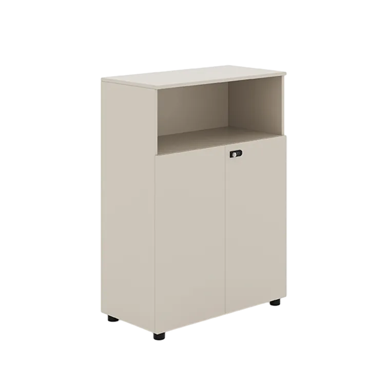 Office File Cabinet, Wooden Partition Cabinet with Password Lock