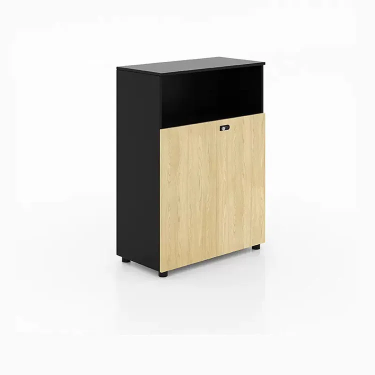 Office File Cabinet, Wooden Partition Cabinet with Password Lock