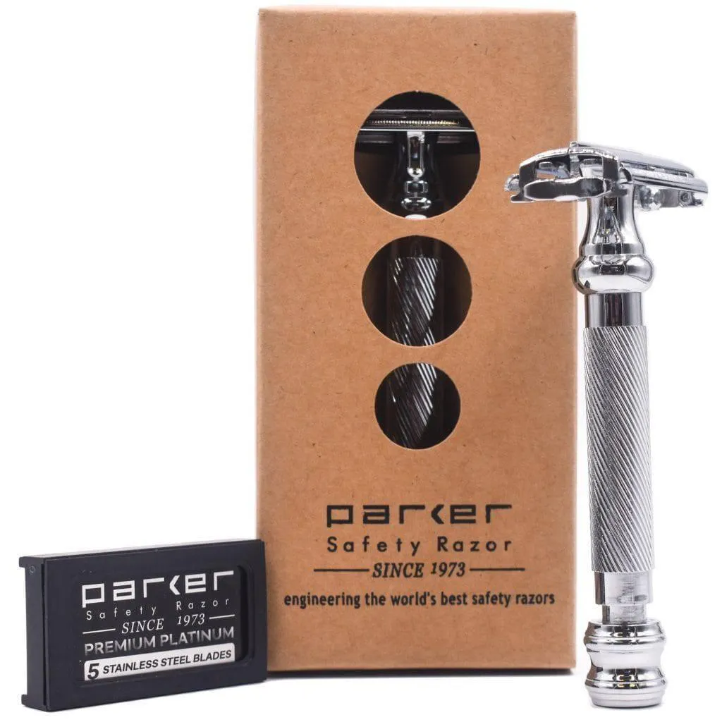 Parker - Super Heavyweight Butterfly Safety Razor 99R - Chrome