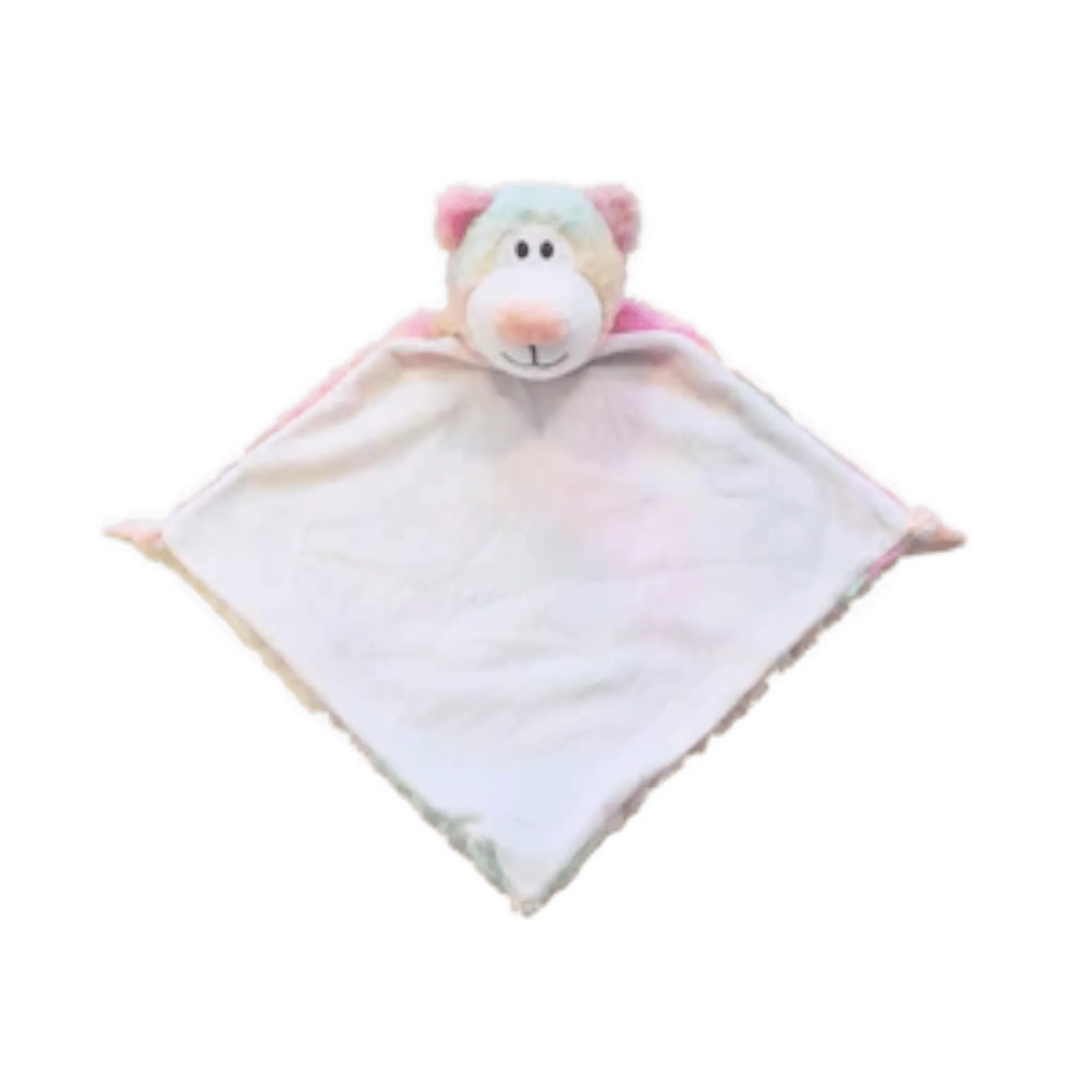 Pastel Bear Personalised Name Cubby Comforter