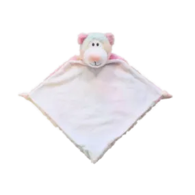 Pastel Bear Personalised Name Cubby Comforter