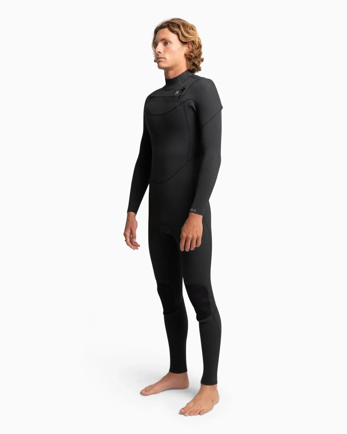 Plus 3/2mm Hurley Mens Wetsuit Steamer - Black