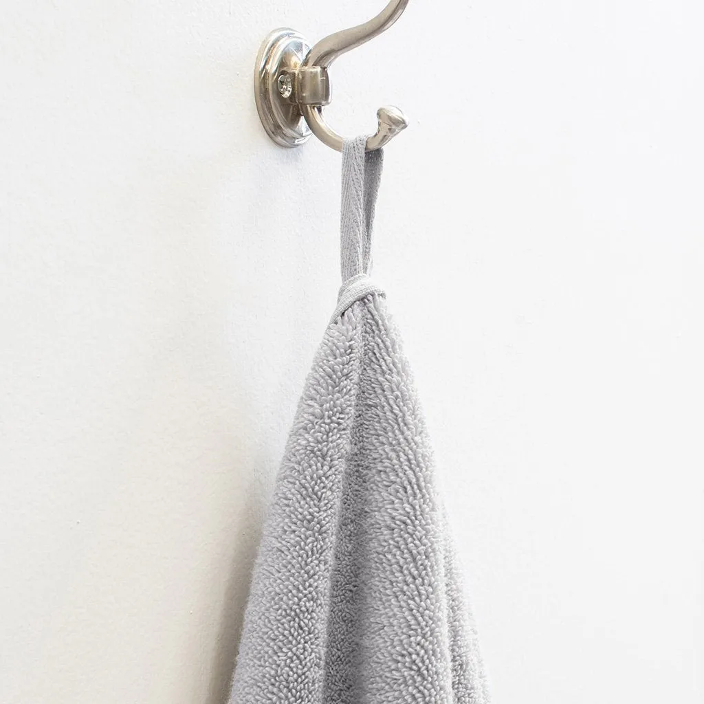 Plush Mist Grey Bath Towel