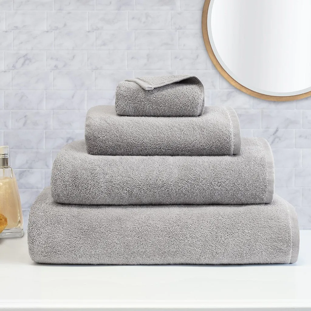 Plush Mist Grey Bath Towel