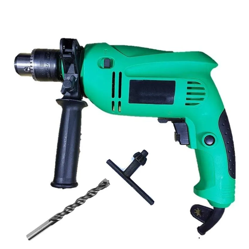 Powerful 13 mm Reverse Forward Rotation 700 w Impact Drill Machine with 13 Pieces Hss Drill Set for and 1 Pc Masonry bit