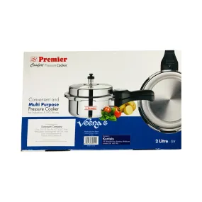 Premier Steel Pressure Cooker 2 ltr