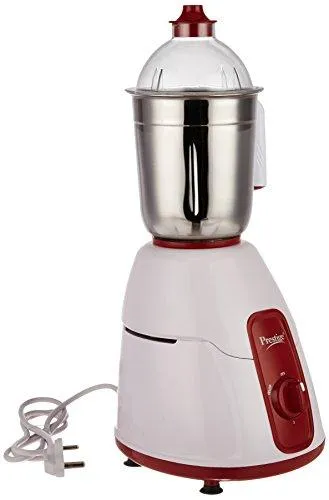 Prestige Elegant 750-Watt Mixer Grinder with 4 Jars (Red)